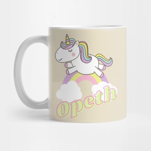 opeth ll unicorn Mug